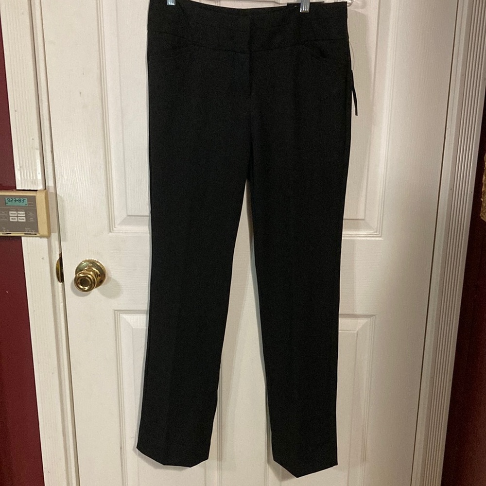 Worthington Modern Fit Black Dress Pants 10P NWT